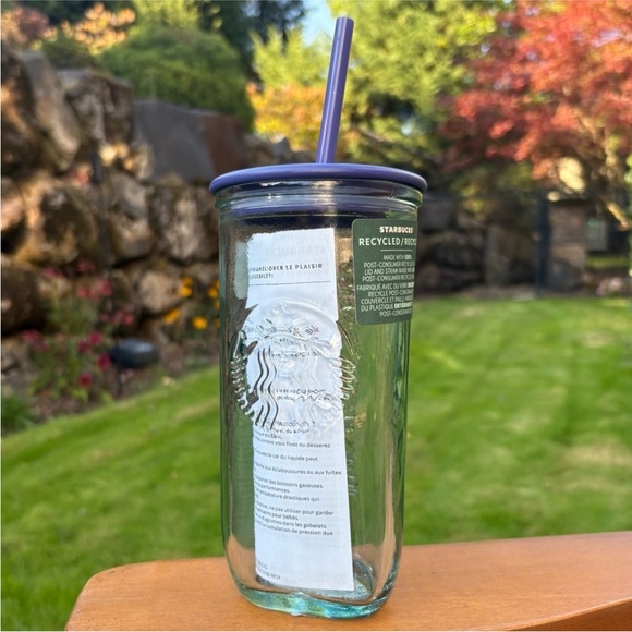 🎄STARBUCKS🎄 2025 LIMITED EDITION Recycled Glass Triangle Cold Cup Tumbler 16 oz - Picture 1 of 5